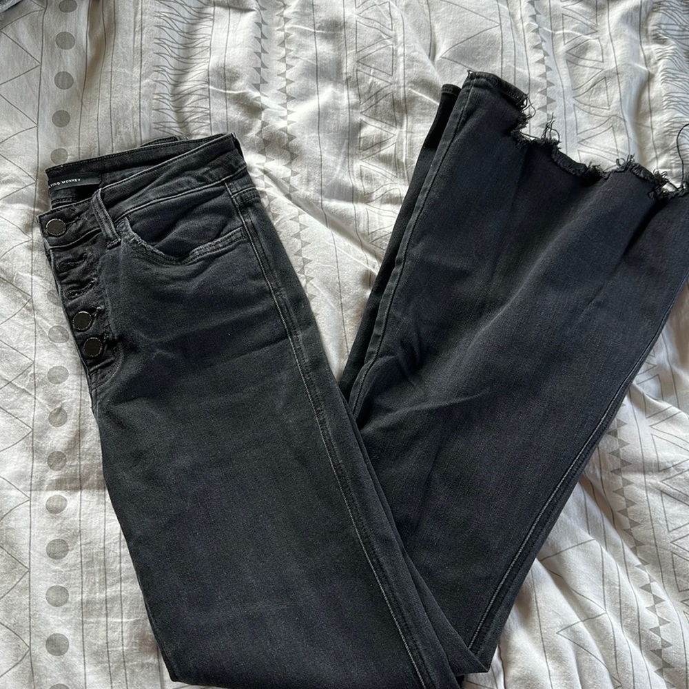 Flying monkey bell bottom jeans